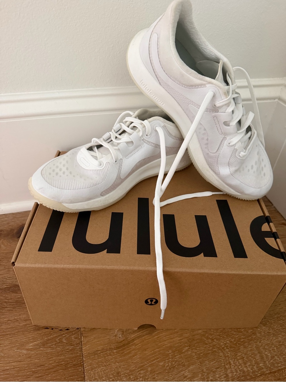 lululemon athletica White and Cream Women's Chargefeel 3 Workout Shoes